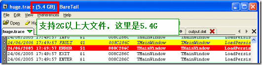 baretail pro��ע���ƽ��(MySQL��־��������)����